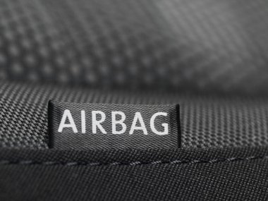 etiqueta de airbag