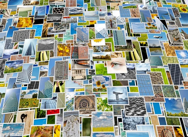 Piles of photo background — Stock Photo, Image