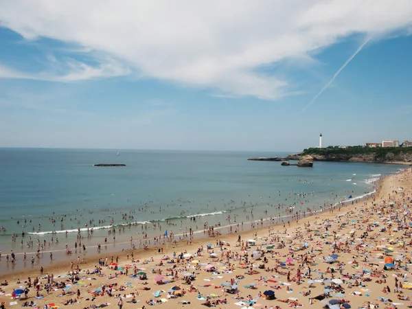 stock image Biarritz beach