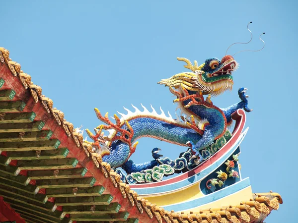 stock image Chinese buddhist temple roof