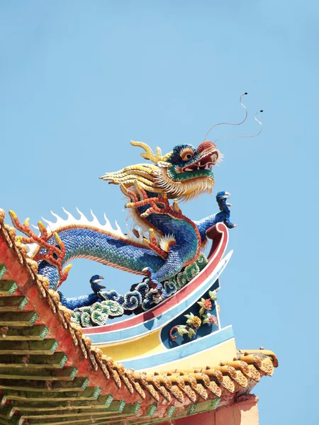 Stock image Chinese buddhist temple roof