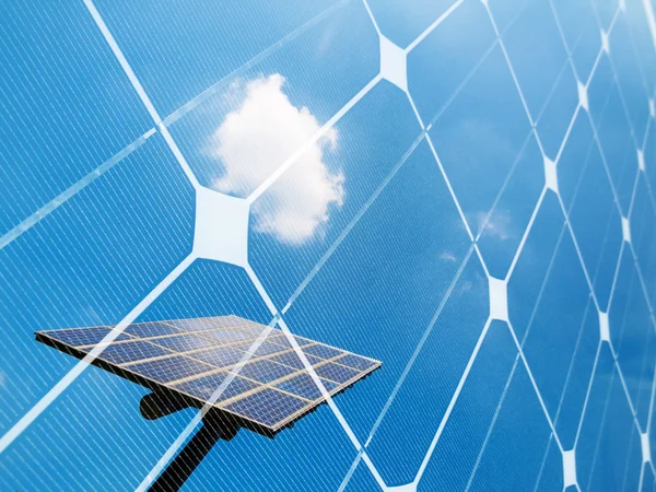 Solenergi koncept — Stockfoto