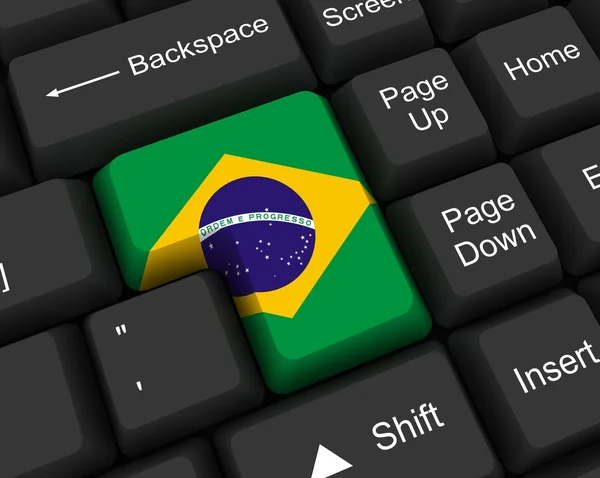 Brasilien-Schlüssel — Stockfoto