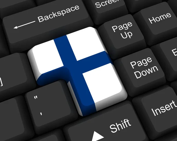 Finland key — Stock Photo, Image