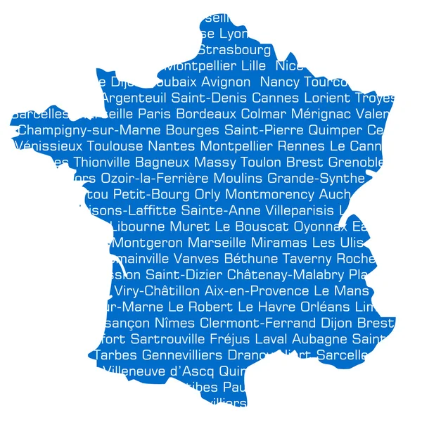 Frankrijk steden — Stockfoto
