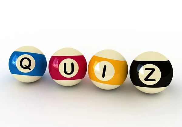 Quiz Balls — Stock Photo, Image