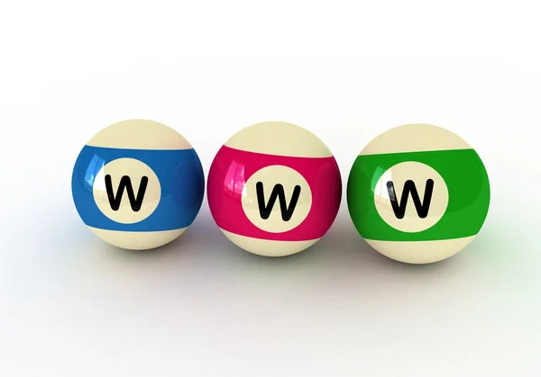 Www balls — Stock Photo, Image