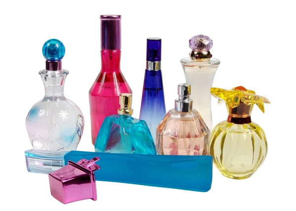 Flakon perfum na białym tle — Zdjęcie stockowe