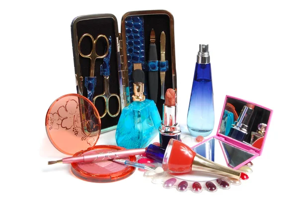 Cosmetics and perfumery — Stock Photo, Image