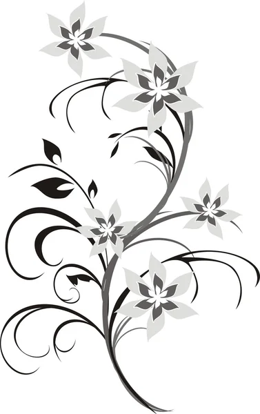 Buquê. Fragmento de ornamento floral —  Vetores de Stock