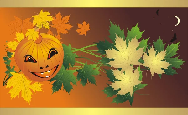 Halloween. Composition for banner — Stock Vector