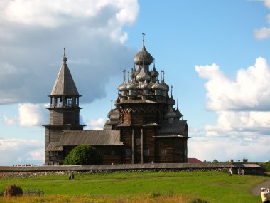 Archipelago of Kizhi. Historical museum clipart