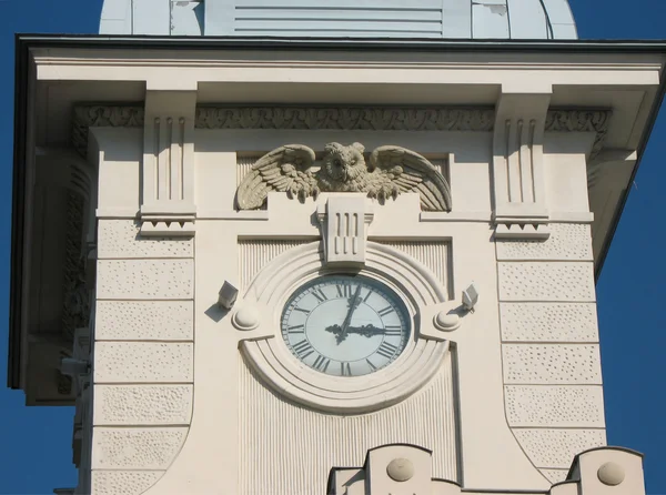 Vitebsk stanice. věž s hodinami. St. peters — Stock fotografie