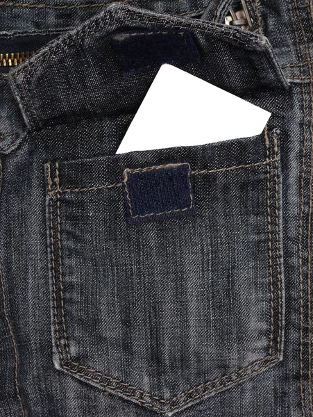 stock image Business card pocket