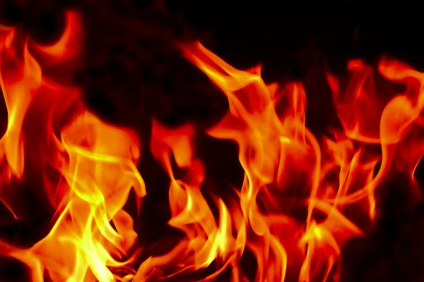 地狱的火焰火 — 图库照片