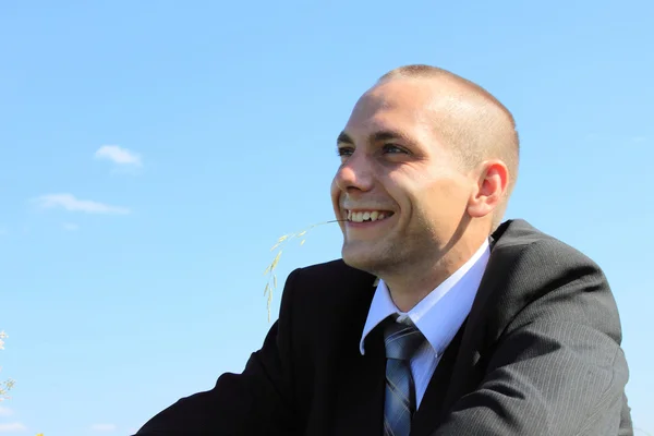 stock image The smiling young man