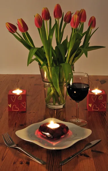 Романтический ужин — стоковое фото