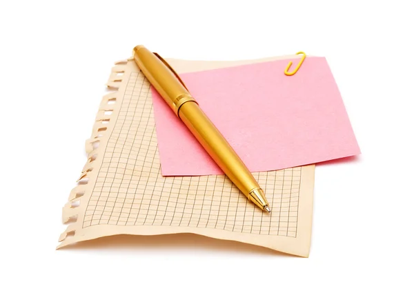 Papiers pour stylos et notes — Photo