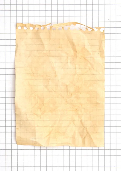 Old note paper — Stock Photo, Image