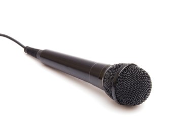 siyah mikrofon