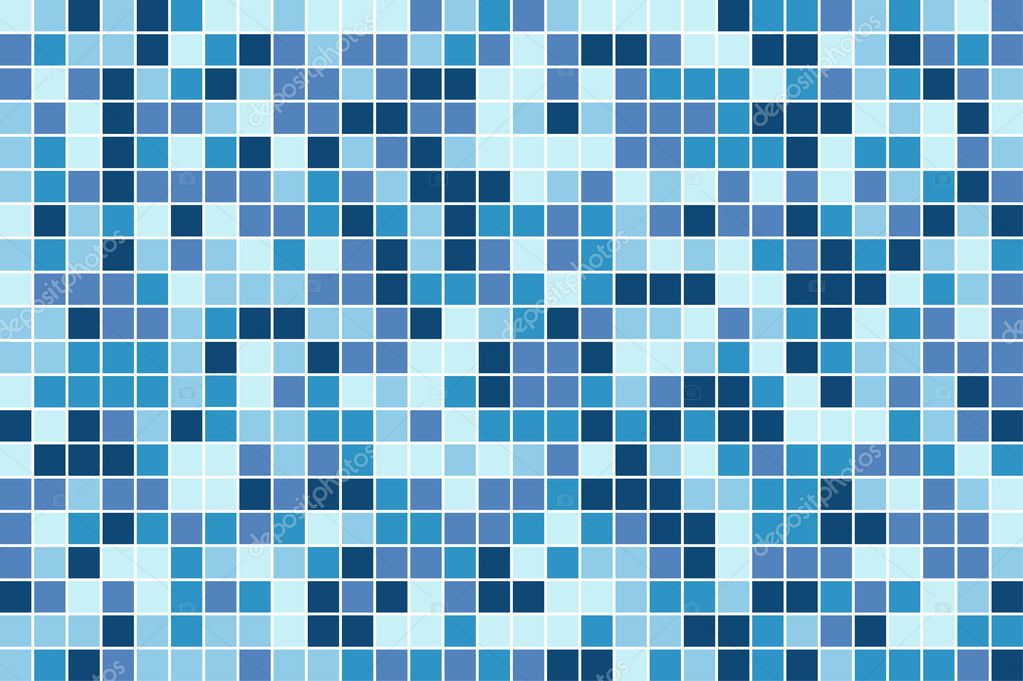 Abstract Square Pixel Mosaic Background Stock Vector Image By C Skobrik
