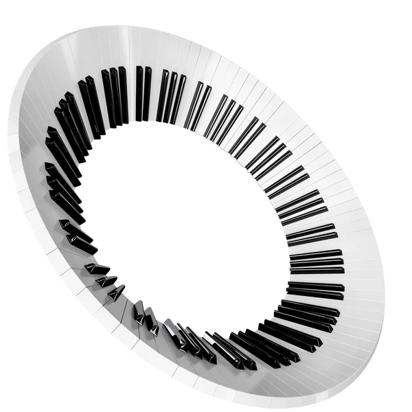 Колесо фортепиано — стоковое фото