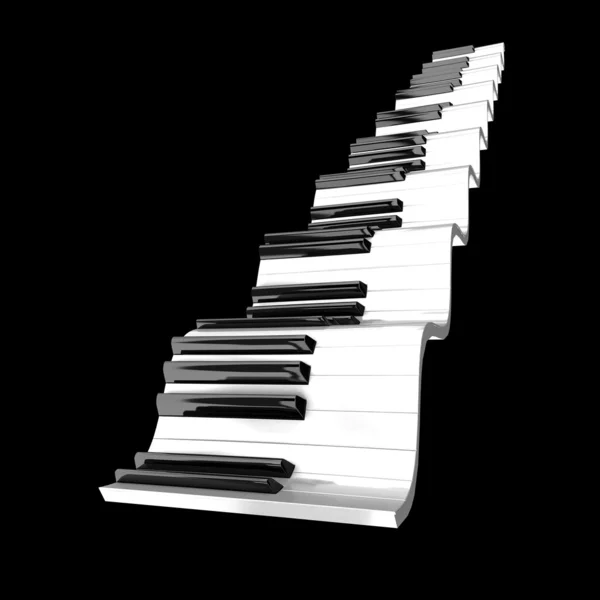 Piano scale — Foto Stock