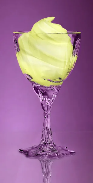 Lemon icecream — Stock Photo, Image
