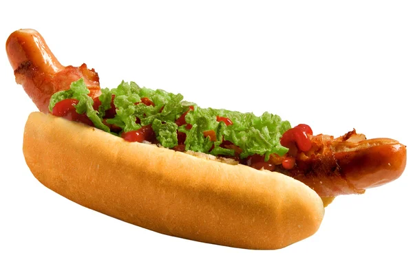 Un hot-dog Images De Stock Libres De Droits