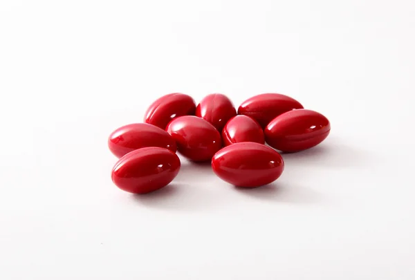 Pills red — Stock Photo, Image