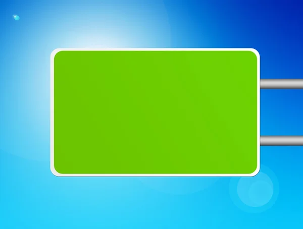 Groene rechthoek — Stockfoto