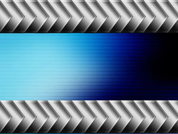 Серый кадр на синем фоне — стоковое фото