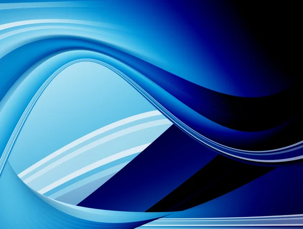 파란 곡선 — 스톡 사진