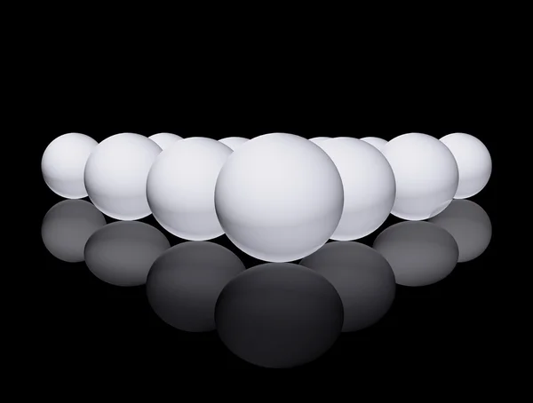Белая сфера — стоковое фото