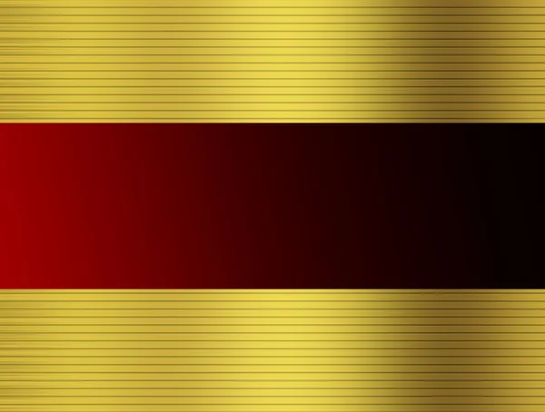 Красная и золотая полоска — стоковое фото