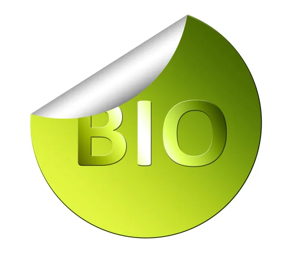 Bio-Sticker — Stockfoto