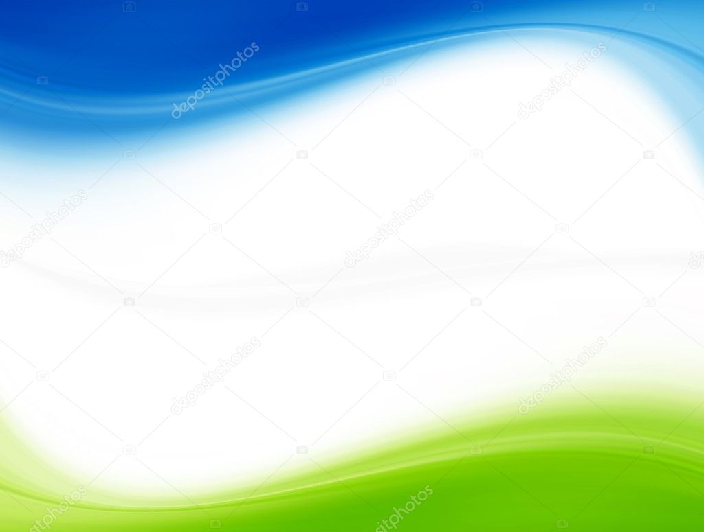 Blue and green