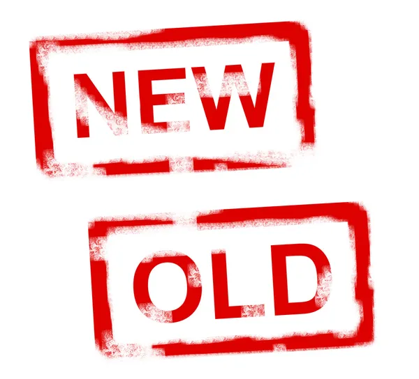 Novo e velho — Fotografia de Stock