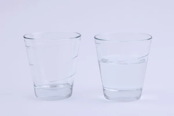 Дві скляні — стокове фото