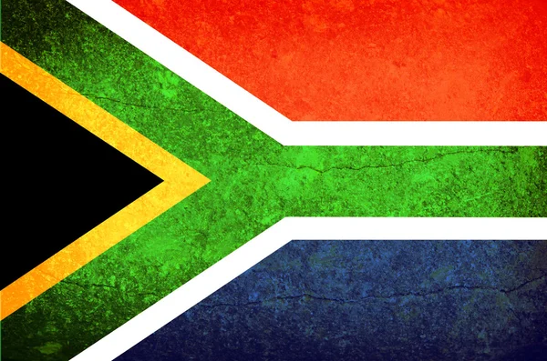 Прапор Південно-Африканської Республіки — стокове фото