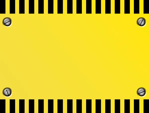 Caution Plate — Stock Photo, Image