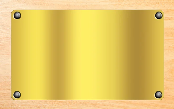 Altın tabak — Stok fotoğraf