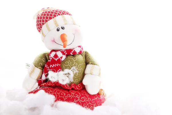 Bonito boneco de neve — Fotografia de Stock