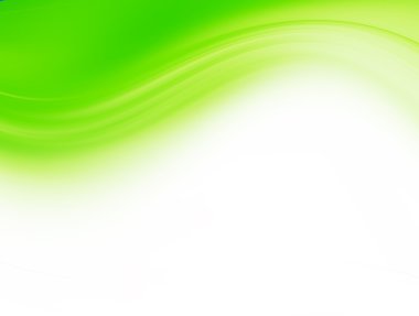 Green waves clipart