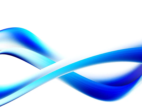 Синие динамические волны — стоковое фото