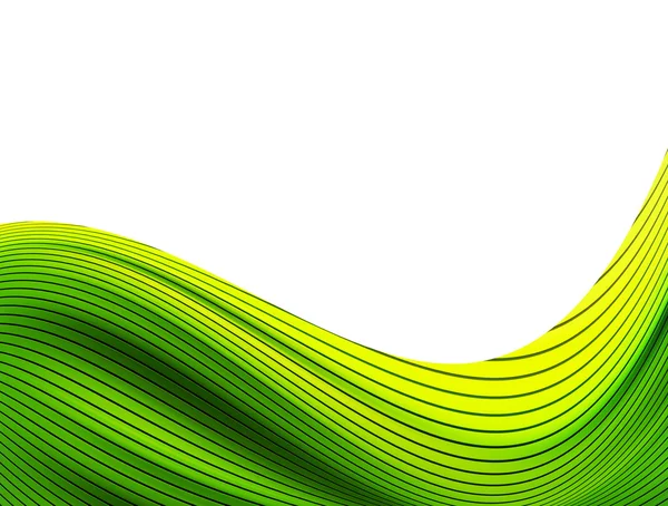 Green wave striped — Stock Photo, Image