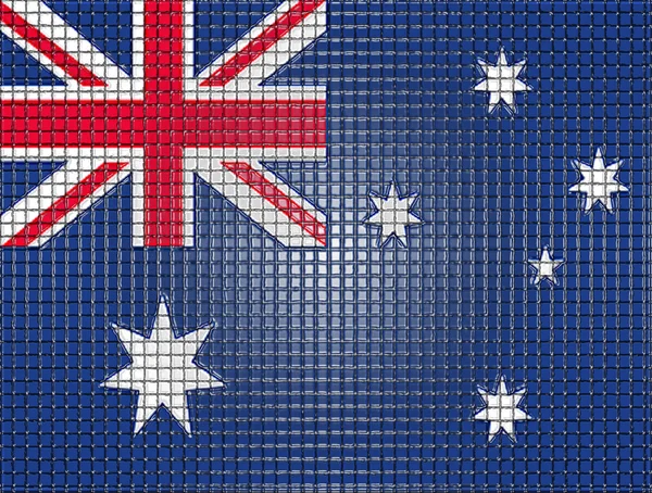 Bandiera australiana — Foto Stock