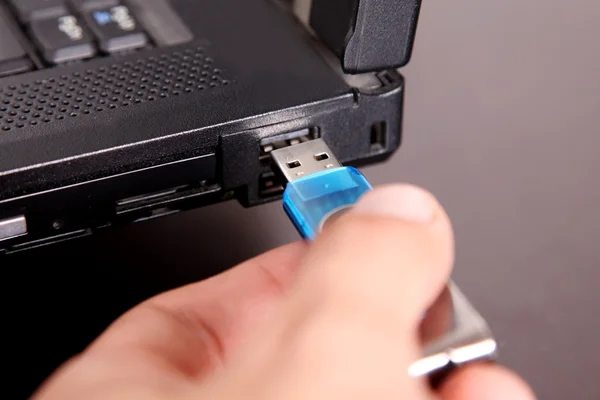 USB bağlantısı — Stok fotoğraf