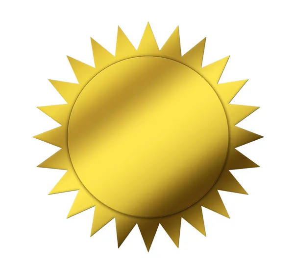 Selo dourado — Fotografia de Stock