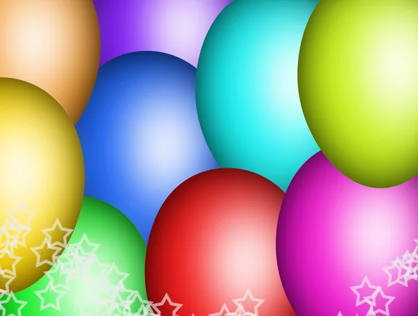 Balon Arka Plan Renkleri Ile Tatil Soyut Resim — Stok fotoğraf